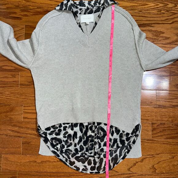 Brochu Walker The Layer Layered V-Neck Wool Cashmere Sweater Size S - Picture 12 of 16